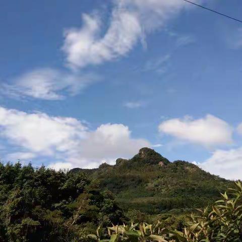 美丽的佛面山。