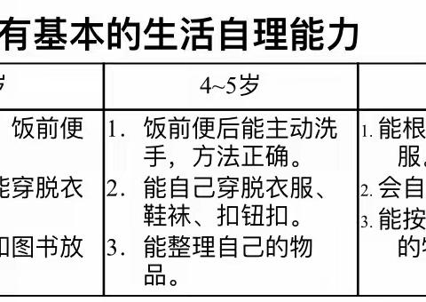 《3-6岁儿童学习与发展指南》——健康领域（六）