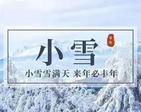 【闪耀百二小】小雪到，冬始俏——百花第二小学节气课程之小雪