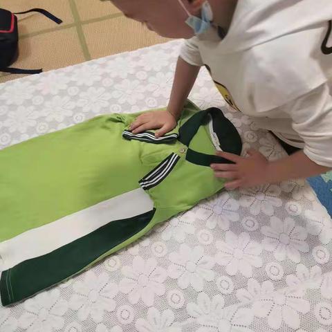 我学会叠衣服