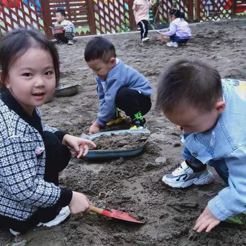 乐享沙水，快乐游戏——凤鸣幼儿园小一班