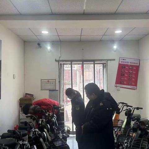 井店分局开展电动车专项检查