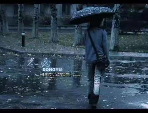 冬雨里的烟火
