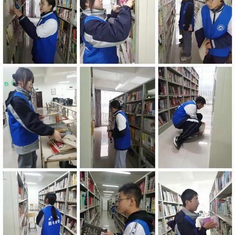 蓝背心的风采9——高2022级14班图书管理岗位体验纪实