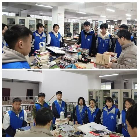 蓝背心的风采17——高2022级22班图书管理岗位体验纪实