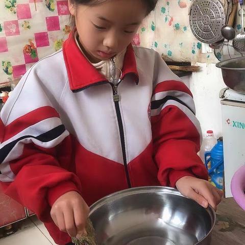 涞水镇学区东文山小学二年级居家劳动实践