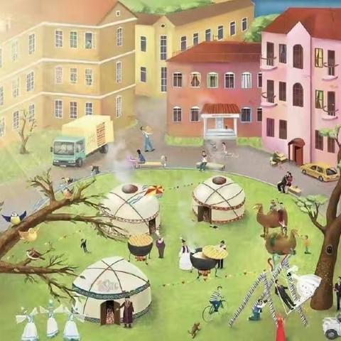 齐巴尔希力克村幼儿园开展“纳吾肉孜节”主题活动💖