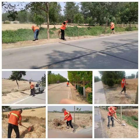 清秸秆 除垃圾 美环境 消隐患