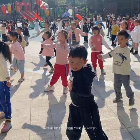 秋风吹落叶飘🍂在园生活仍美好☀️