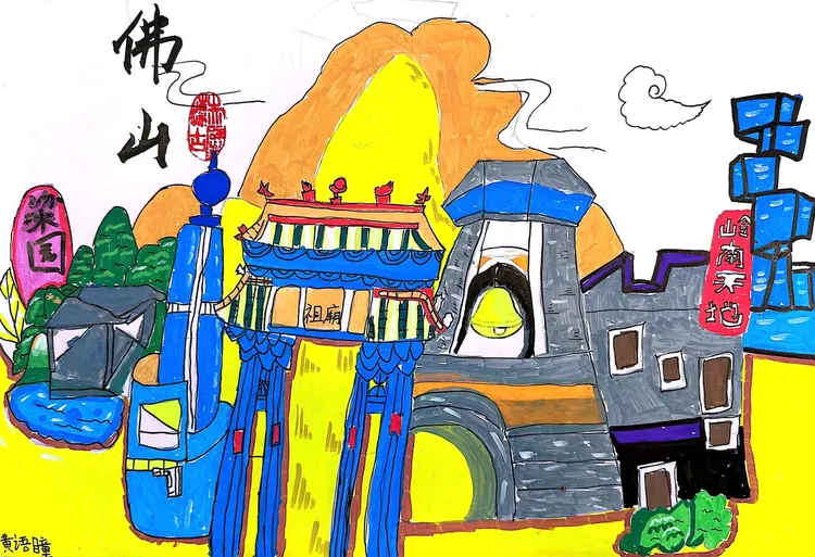 乐小创意美术1班9月25日作品反馈