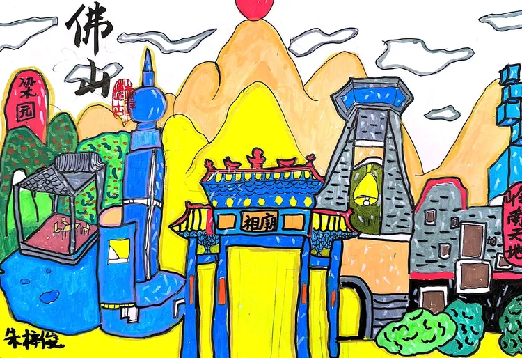 乐小创意美术1班9月25日作品反馈