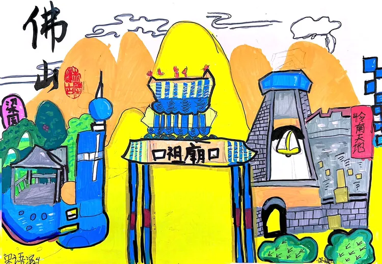 乐小创意美术1班9月25日作品反馈