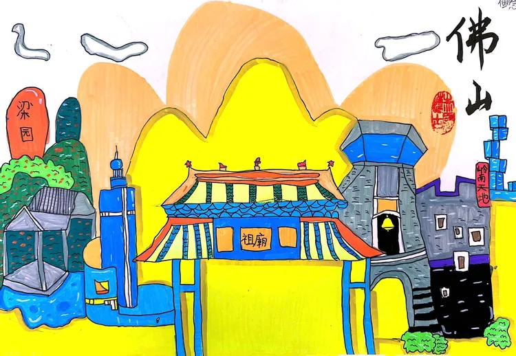 乐小创意美术1班9月25日作品反馈