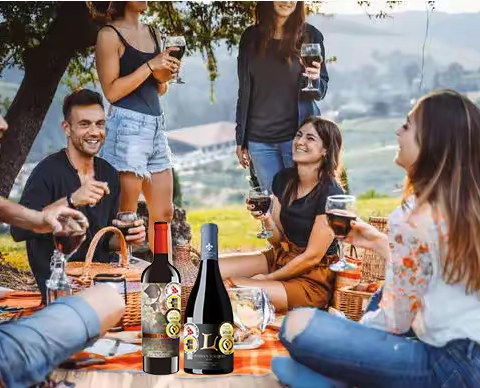 周末，带上西班牙葡歌红酒去野个餐吧！