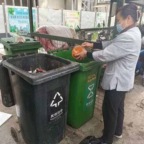 富华大厦4月17日垃圾分类工作汇报