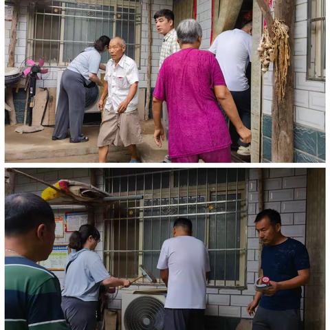“我是党员我先行，清理垃圾保卫生”示范区城管局环卫服务中心深入社区开展卫生清扫行动