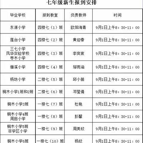 秋风有信 · 相约有期——桐木镇中学2023秋季开学通知
