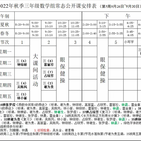 以研促教，以教促改，以评促进——坂中中小学校三年级数学组常态公开课活动纪实