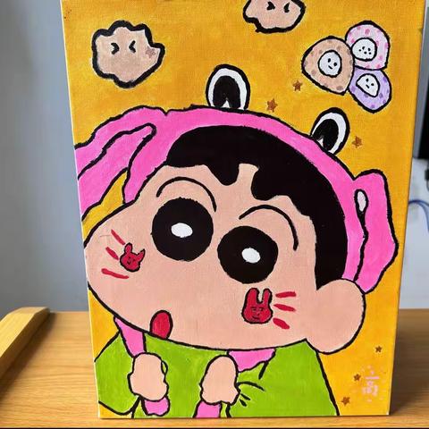 保育19班-劳动教育课-油画