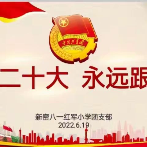喜迎二十大  永远跟党走——新密八一红军小学召开2021-2022学年下学期团支部总结会
