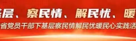 工行黄石分行“下基层察民情解民忧暖民心”实践活动动态（三）