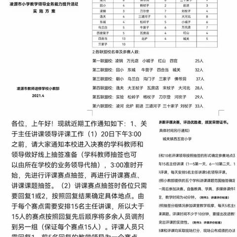 教学相长展研训风采        精益求精浸桃李芬芳——凌源市小学教学领导能力提升活动讲评课决赛纪实