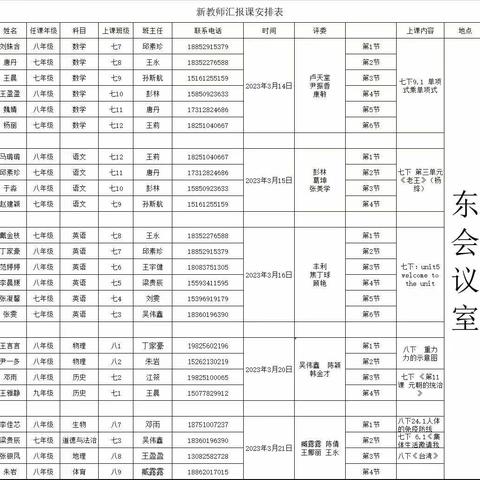 展课堂风采，促新秀成长——记黄山路初级中学新教师汇报课活动