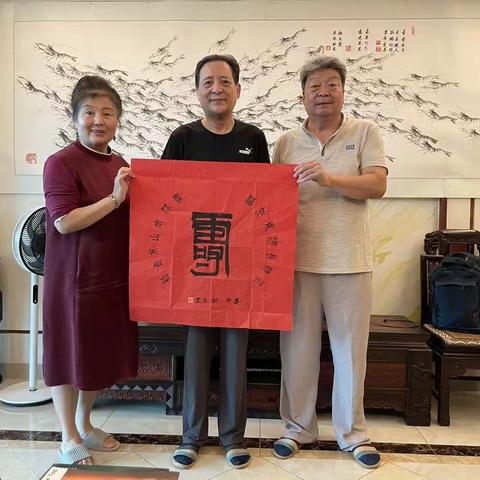 北京画家张国昕 杨国建到访海南齐白石研究会