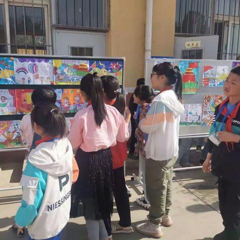 庆六一“放飞童年梦想  迎建党100周年”——杨官林镇石佛林小学学生绘画展