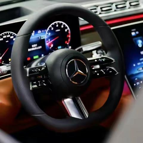 22款奔驰S450L改装主动式氛围灯，加装4D旋转高音升级案例