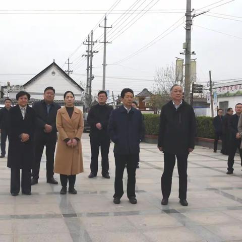 市工作专班组长柴本成带领市驻村第一书记和工作队工作专班一行到马集镇开展观摩活动
