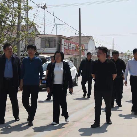 区政协党组书记、主席单翔带队到马集镇观摩农村人居环境整治工作