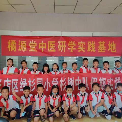 传承中药文化，配制健康药饮——绿杉园小学杉树中队研学纪实