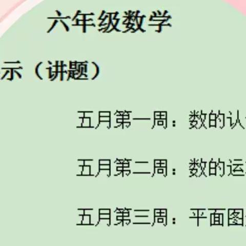 一方讲台 百般精彩——六年级学生数学思维能力展示