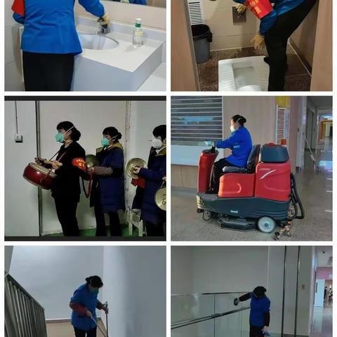 金盾商洛医院项目部保洁班组工作周报