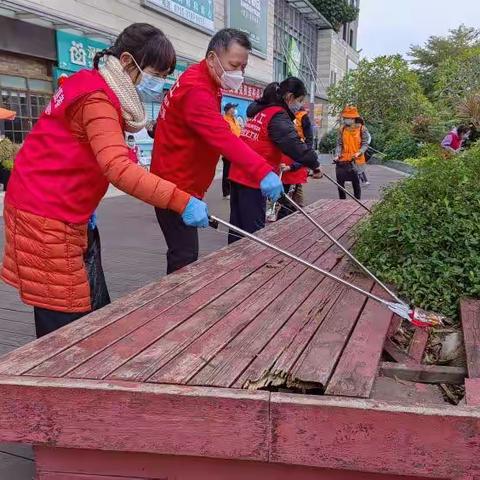 民治街道民泰社区“清洁家园，喜迎新春”环境卫生大扫除活动