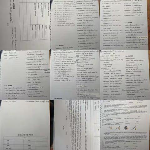 七组英语晒作业情况1.15