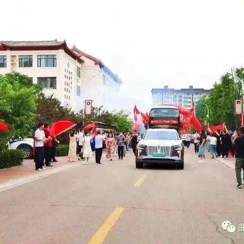 为高三学子送考