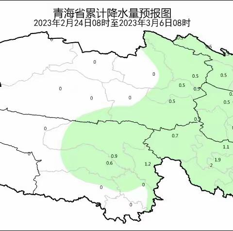 2月24日-3月2日农牧业区划遥感监测气象信息预报