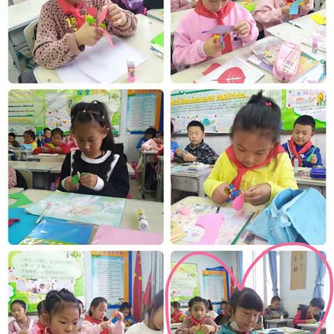 实验小学二年四班剪纸社团活动纪实