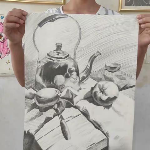 本周素描高阶班 彩铅动漫作品