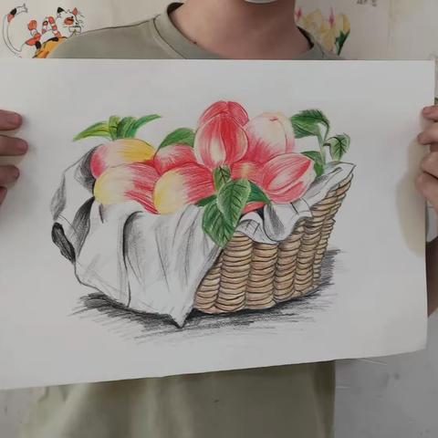 本周中级素描班  彩铅素描作品