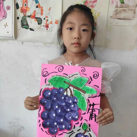 本周创意绘画班 葡萄🍇