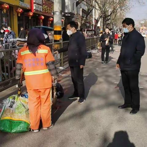 “城市美容师”扮靓“正月十二文化艺术节”