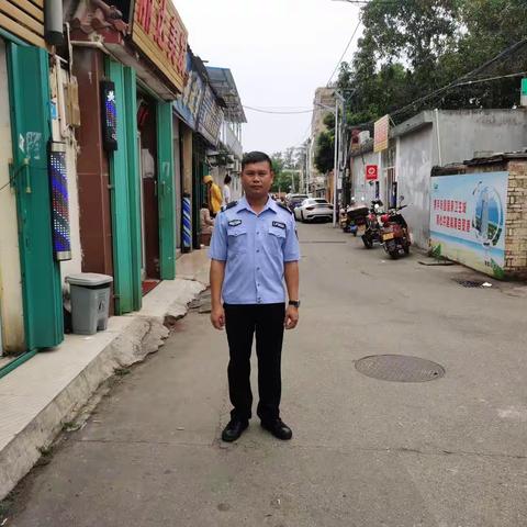 2023年4月14日林旺社区联防队员辖区内，街道小巷加强巡逻防控，无异常情况