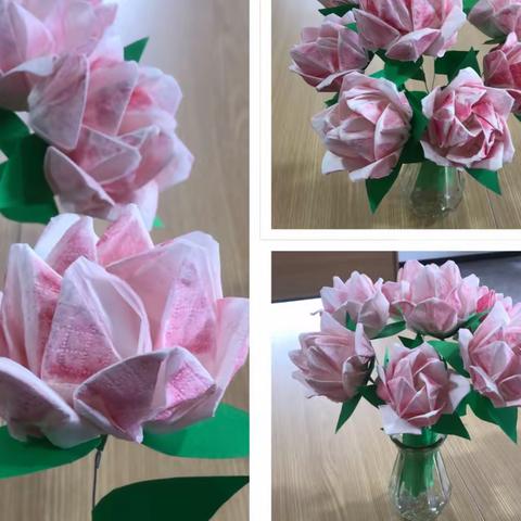 春暖花开，巧手折花