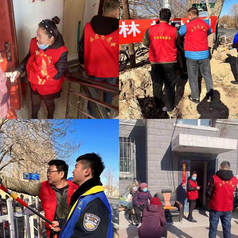 党员干部下沉社区 助力环境卫生整治