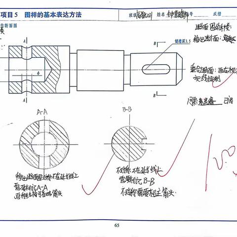 高数221班断面图优秀作业