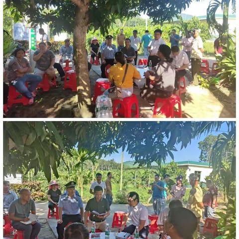 响水镇大本村委会开展第七期“亲加奔”干群对话解难题活动