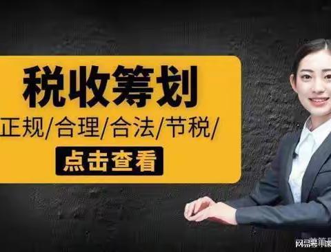 纳税筹划